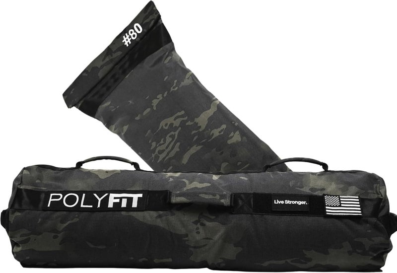 Polyfit Sandbag Pro - Workout Sandbag with Triple Closure Filler Bag and Reinforced Nylon Webbing - Sand Not Included - Multiple Colors & Sizes - Image 1
